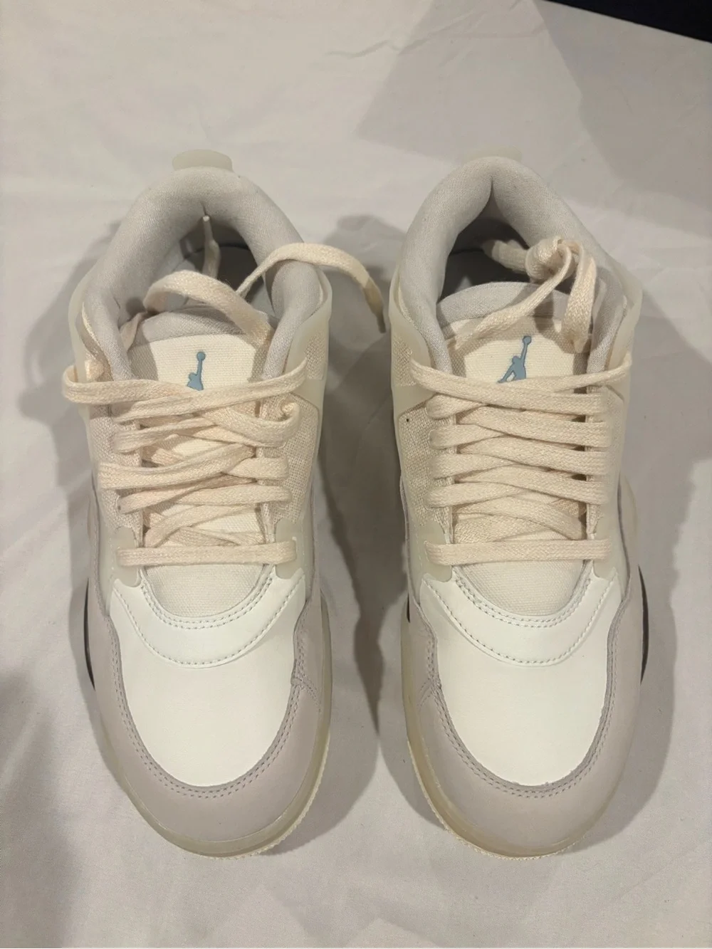 JORDAN Hemp MENS AIR JORDAN 4 RM BASKETBALL SHOES Sail Light Bone Streetwear BTC